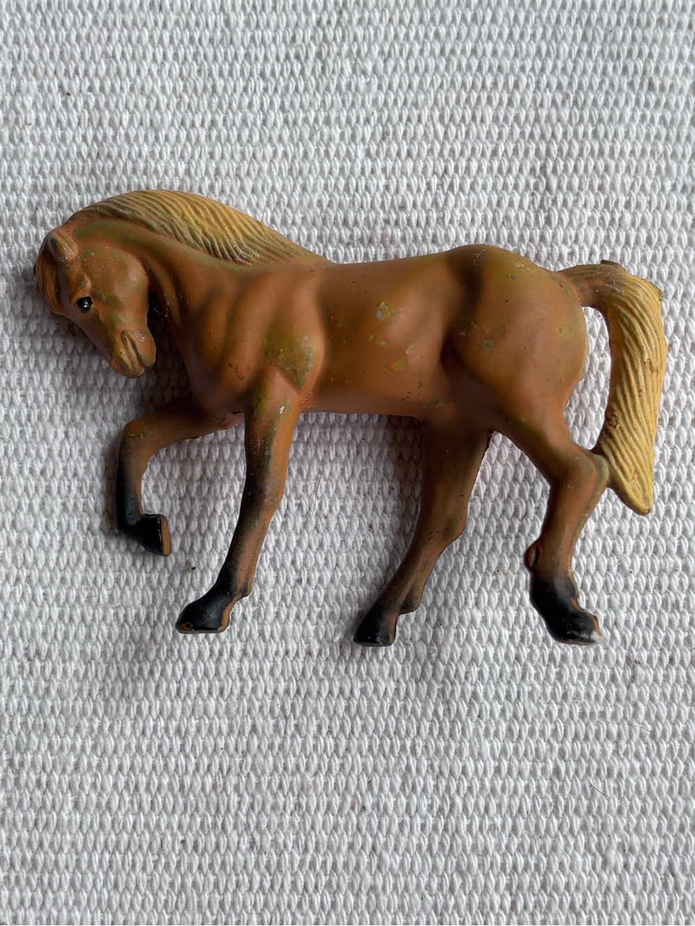 Vintage 1976 Durham Industries Cast Metal Horse Figurine ~ Hong Kong